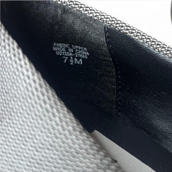 Judith Metallic Gray Open Square Toe Slip-On Heels | Size 7.5 Chunky Heel - Picture 7 of 7